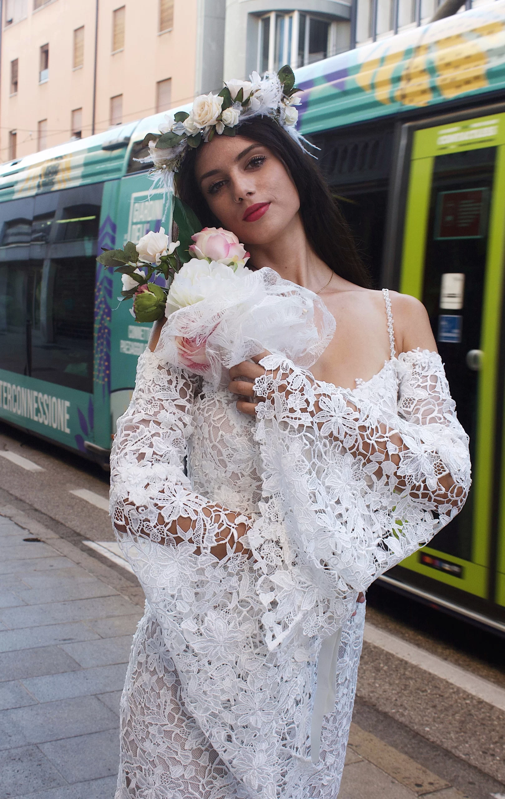 Abito da sposa in pizzo Abito da sposa in pizzo