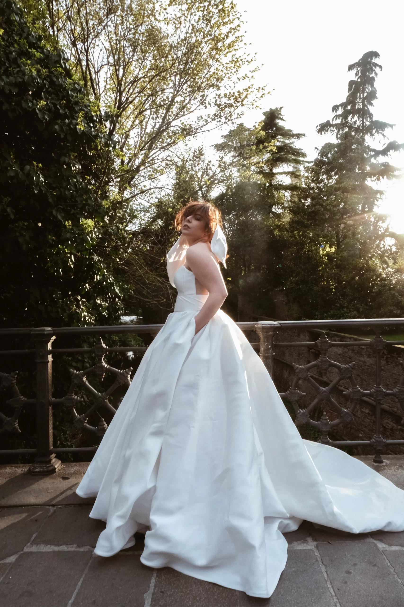 Abito sposa con tasche Jobì Abito sposa con tasche Jobì
